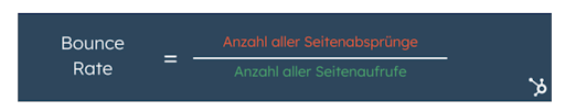 Bounce Rate Formel